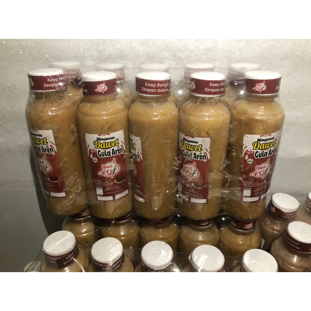 

Dawet Algif Gula Aren khas Blitar 1Pack Isi 10pcs / Dawet Gula Areni / Dawet khas Blitar / Dawet Pandan