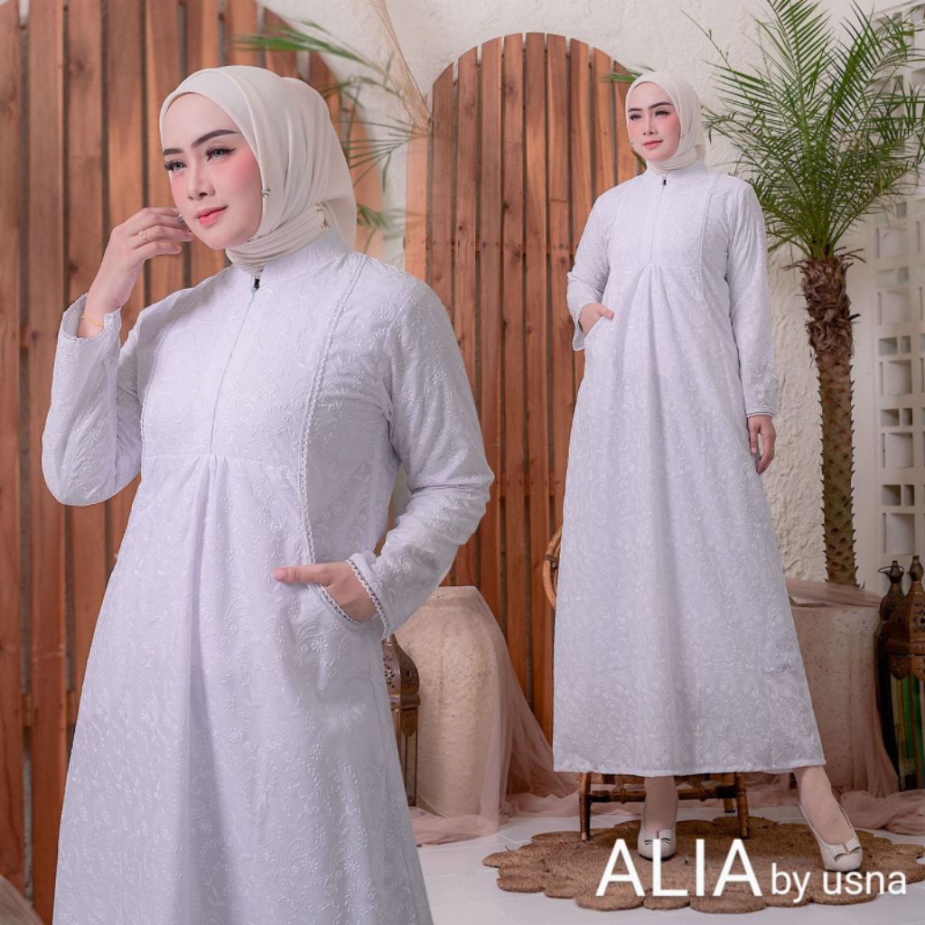 Gamis putih ALIA by usna