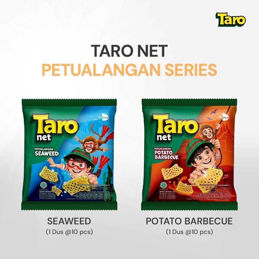 

Chiki Taro - Small Pack (Varian Seaweed & Barbeque - 40 Pcs)
