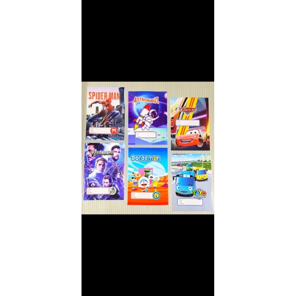 

sampul buku tema kartun paper art boleh request