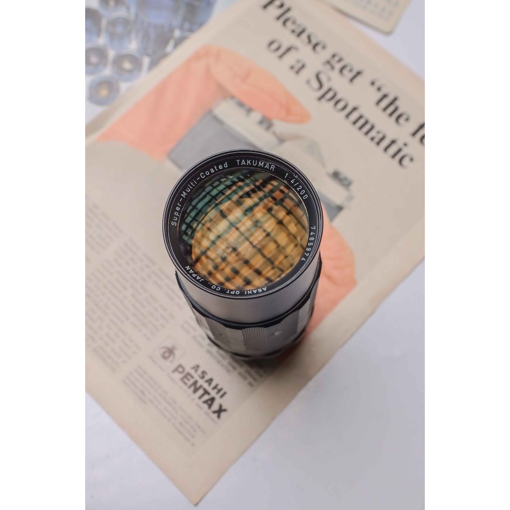 Lensa Manual SMC Takumar 200mm f4 Super Mulus Normal