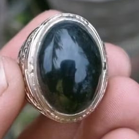 Cincin Batu Bacan Doko Pecah Biru