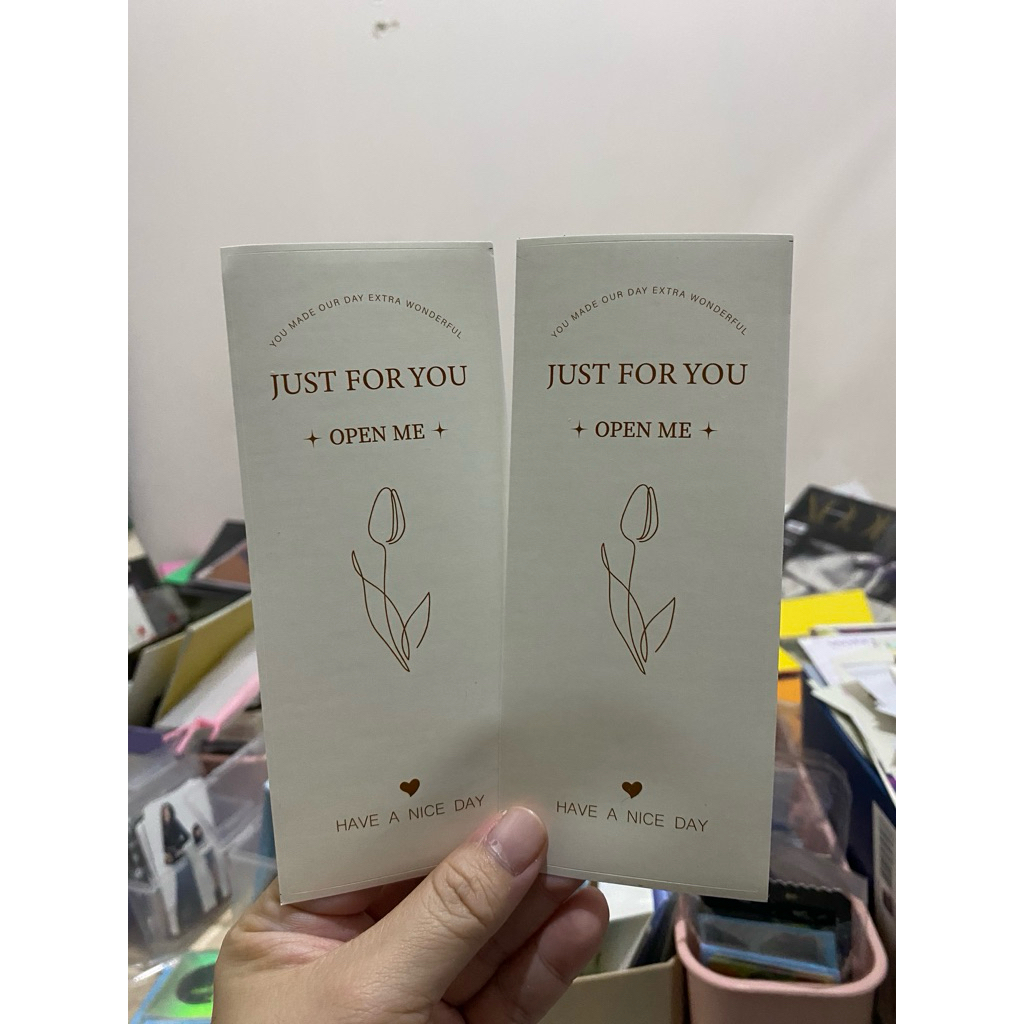 

STICKER OPEN ME — JUST FOR YOU
