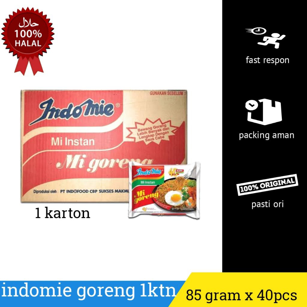 

indomie goreng 1 karton isi 40pcs
