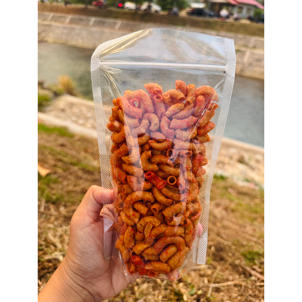 

makaroni bantat goreng pedas renyah gurih erina 150gr oleh oleh minang