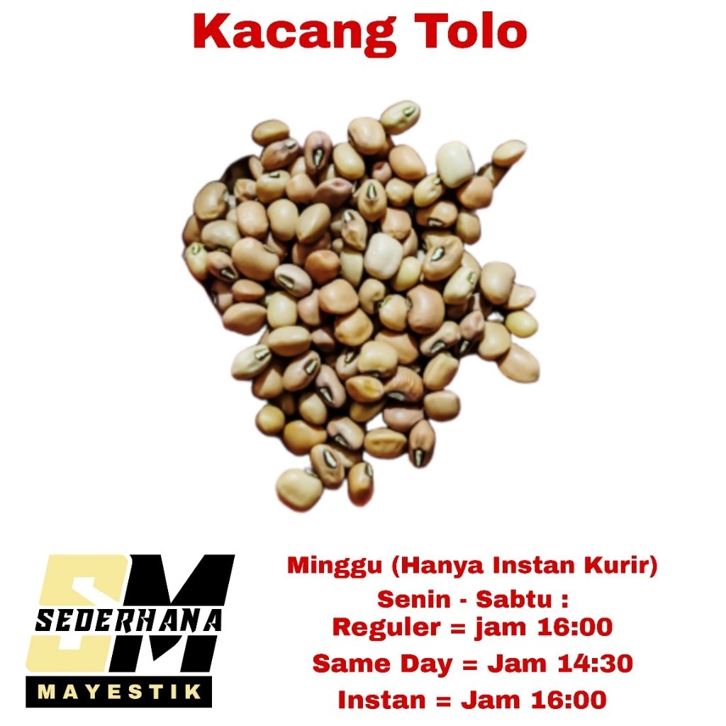 

Kacang Tolo / Kacang Tunggak / Kacang Polong Hitam / Kacang Dadap