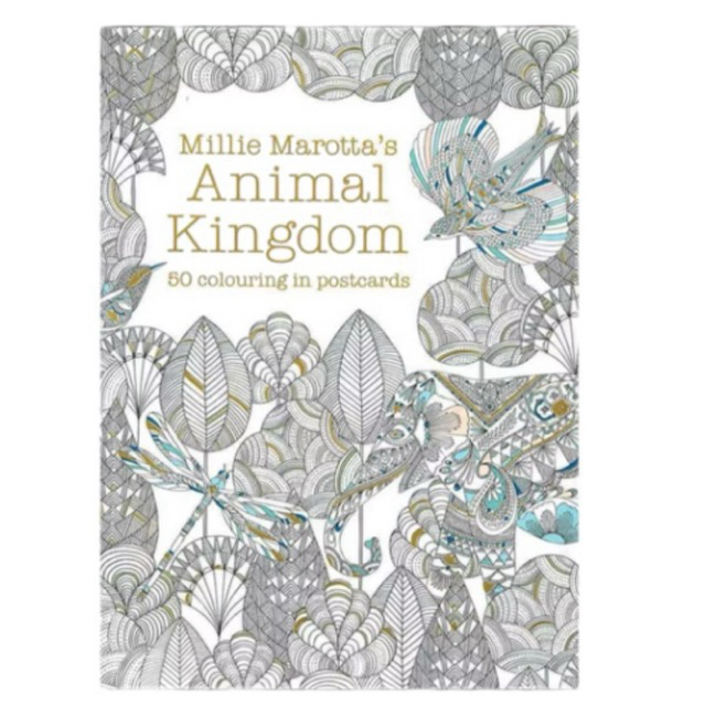 

Animal Kingdom in Colouring Postcards by Millie Marottas | Kartu Pos
