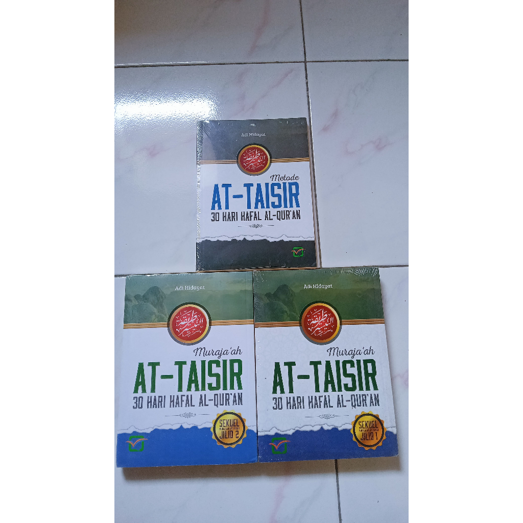 Paket Buku Metode dan Muraja'ah At-Taisir - Adi Hidayat