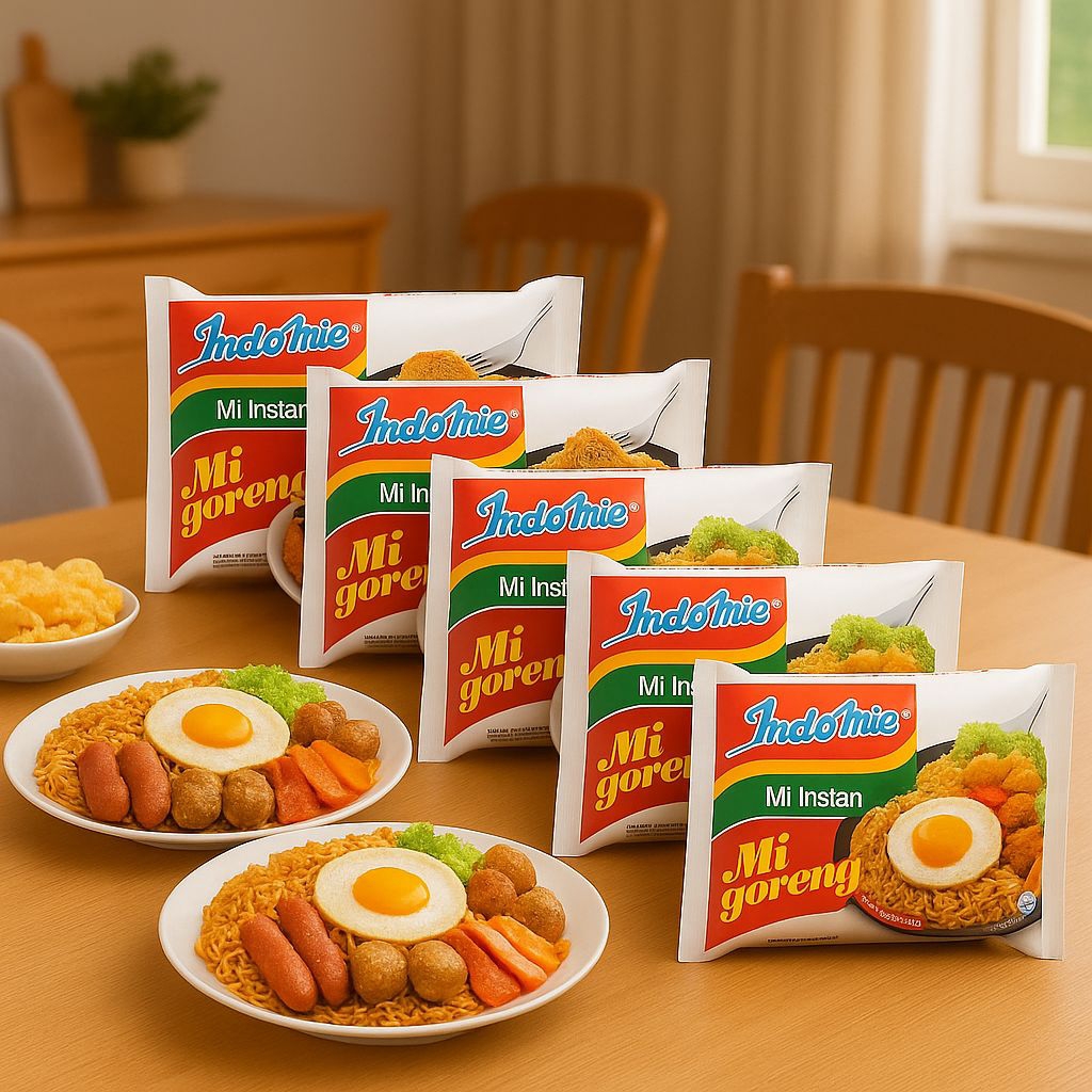 

INDOMIE GORENG ASLI MIE INSTAN5X85GR
