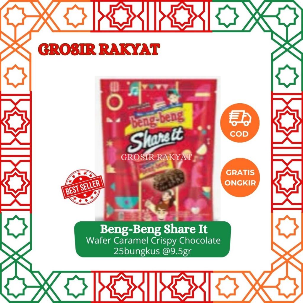 

Beng Beng Share It Wafer Caramel Chocolate isi 25pc