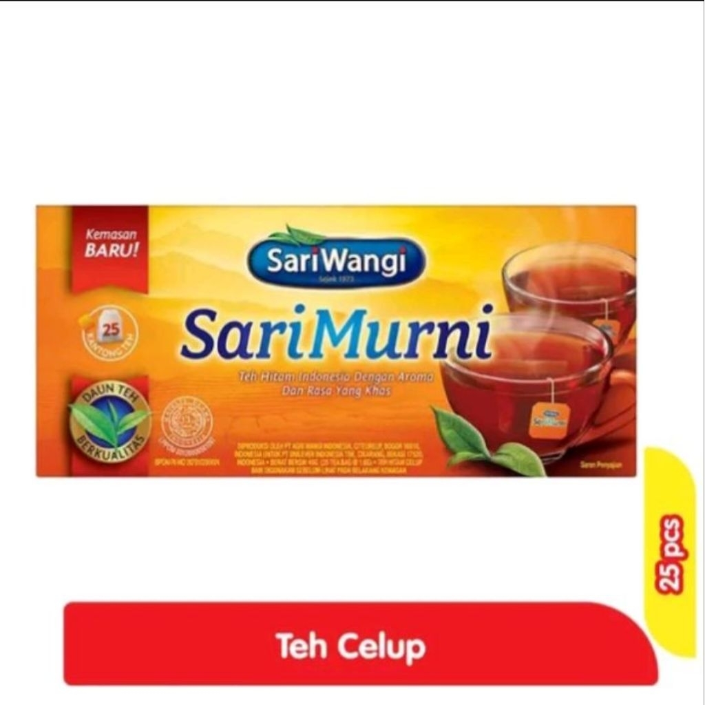 

SariMurni Teh Hitam Celup 25 Bag