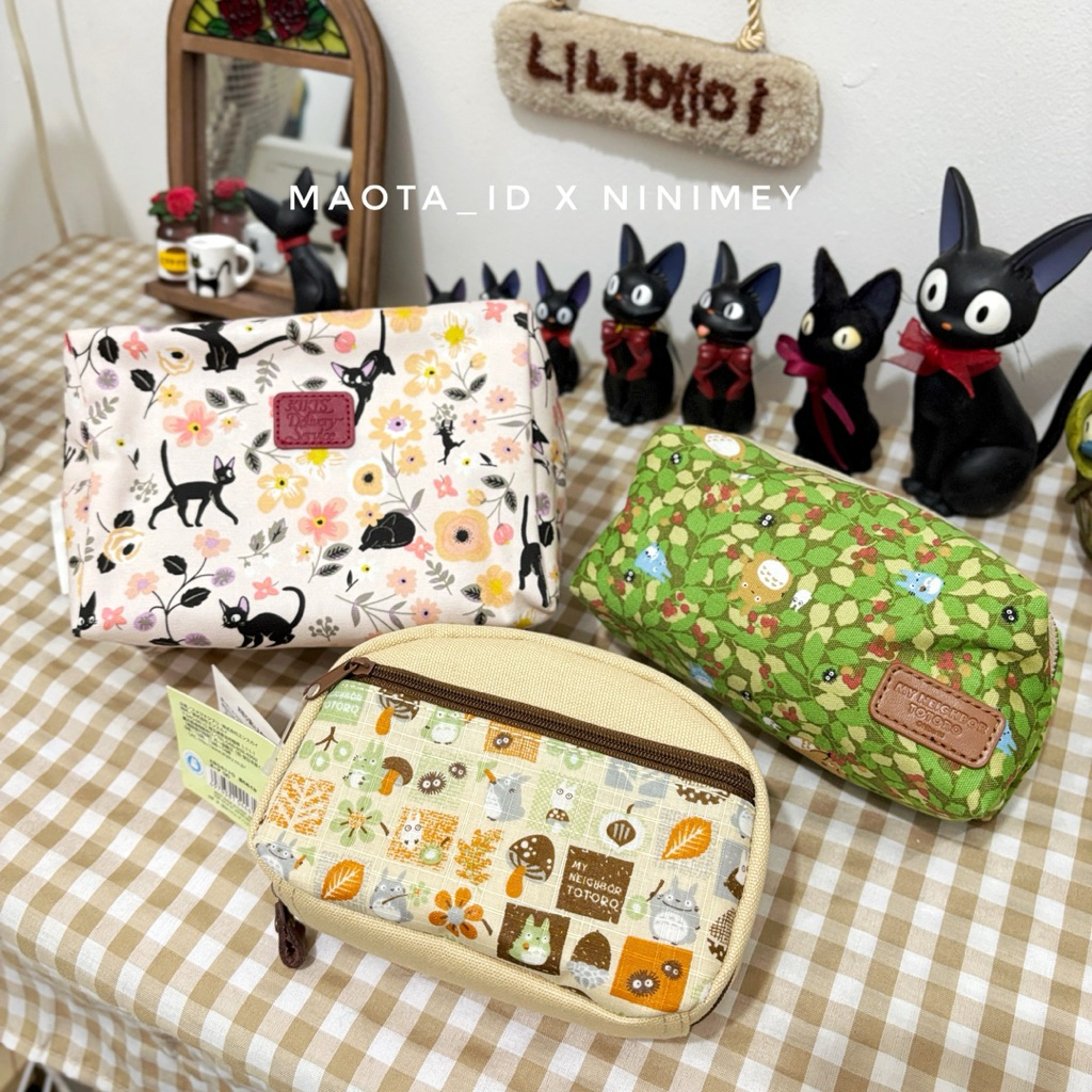 Pouch Studio Ghibli / Pouch Totoro / Pouch Jiji / Dompet Studio Ghibli