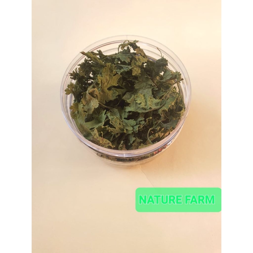 

Nature Farm Premium Daun Ketumbar iris kering - Dried Cilantro Leaf
