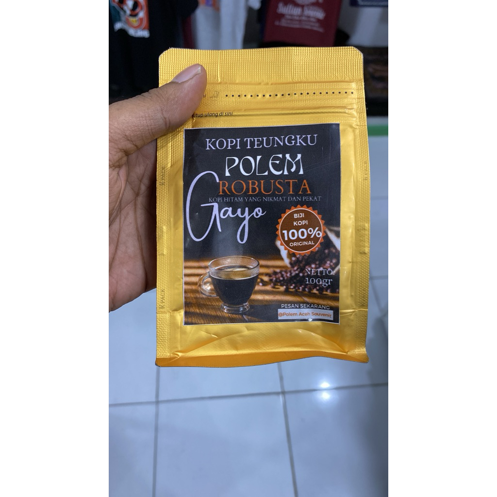 

Kopi Gayo Aceh Robusta 100gr
