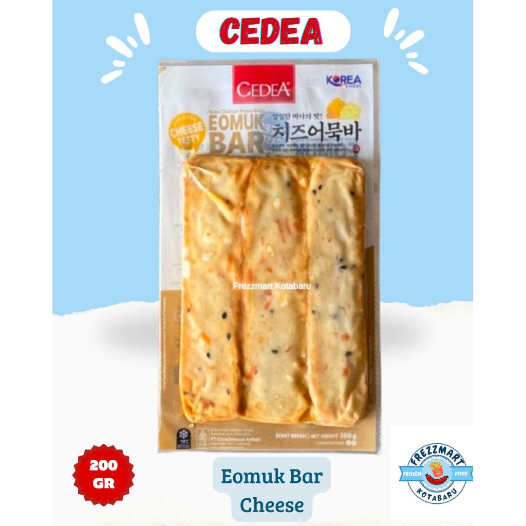 

CEDEA Eomuk Bar Cheese 200 Gr Halal Frozen Food Fresh Pontianak - Frezzmart Kotabaru