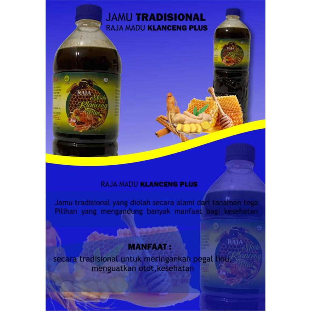 

Jamu Tradisional Raja Madu Klanceng Plus