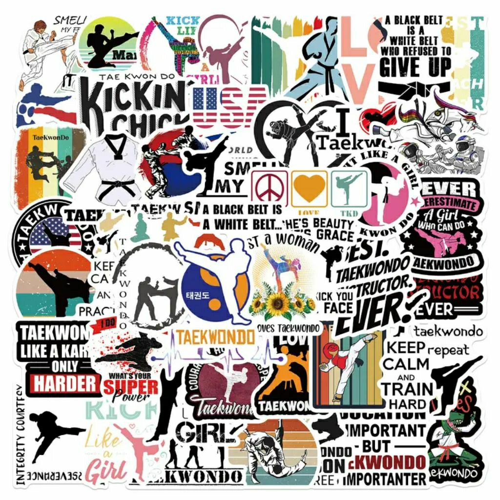 

Stiker Pack Taekwondo Stiker Karate Stiker Aesthetic Stiker Laptop Stiker Helm Stiker Tumblr Stiker HP, Aksesoris Hp , Anti Air
