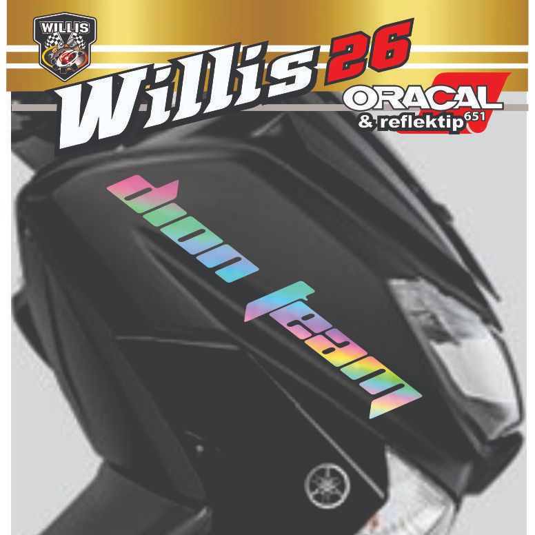 STICKER CUTTING NMAX FAIRING BODY MOTOR CUSTOM NAMA