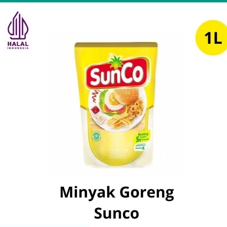 

SunCo Minyak Goreng Refill 1L Halal Krispi