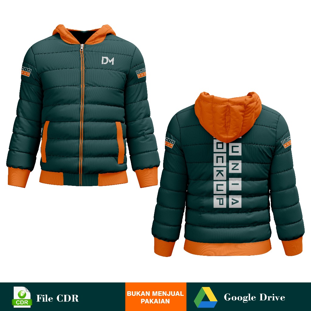Mockup Jaket Musim Dingin - CDR