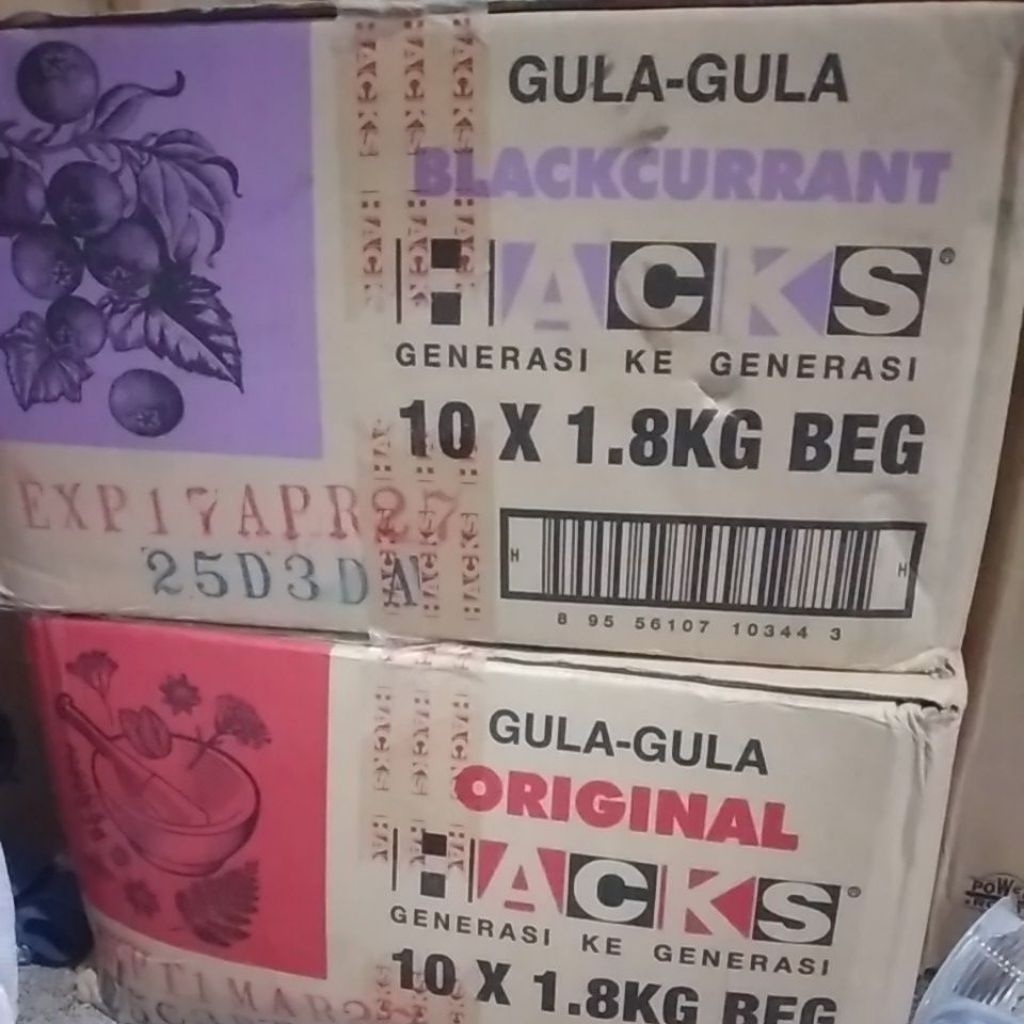 

Permen gula gula 1.8kg 10bungkus 1kotak