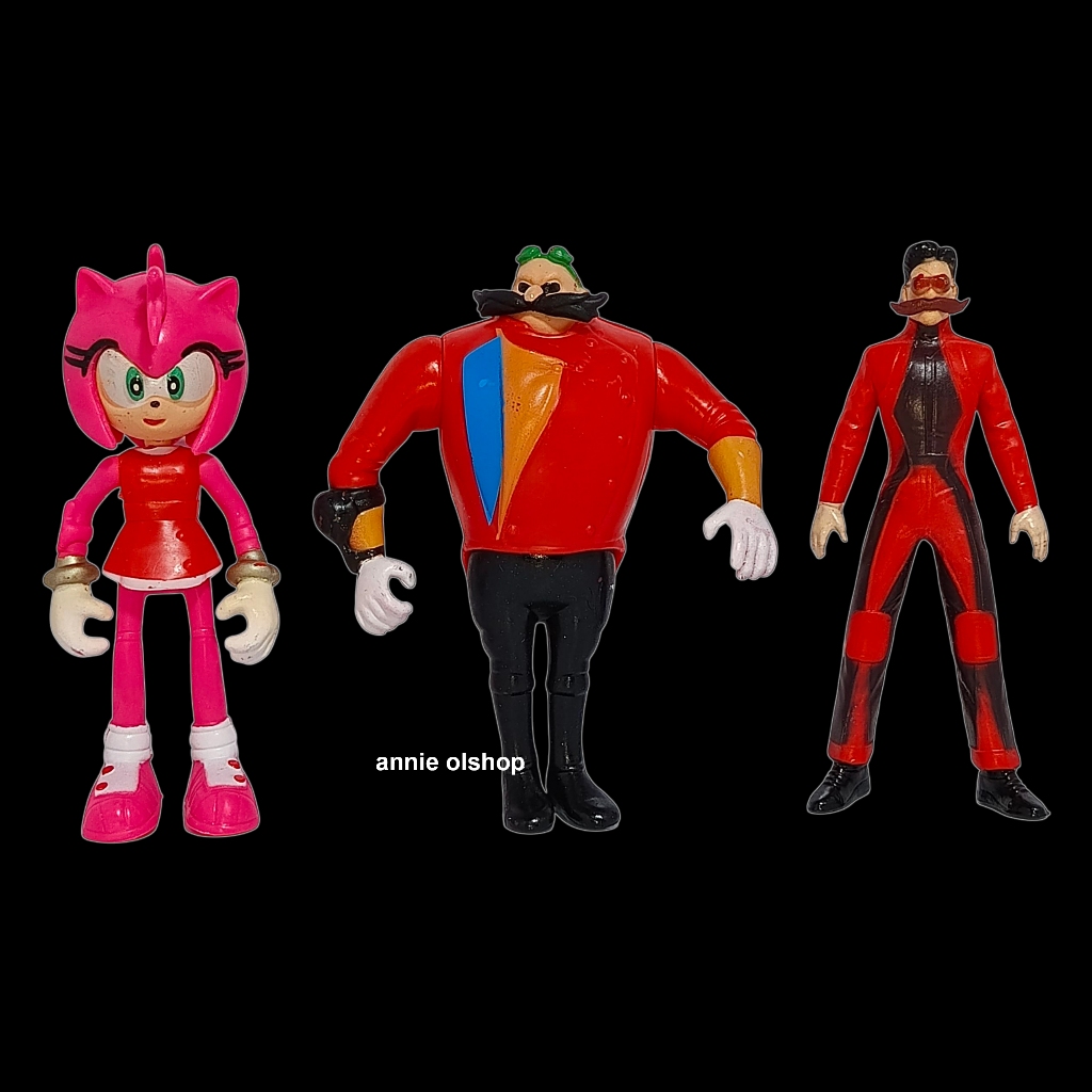 Figure sonic The hedgehog Topper Cake mainan
