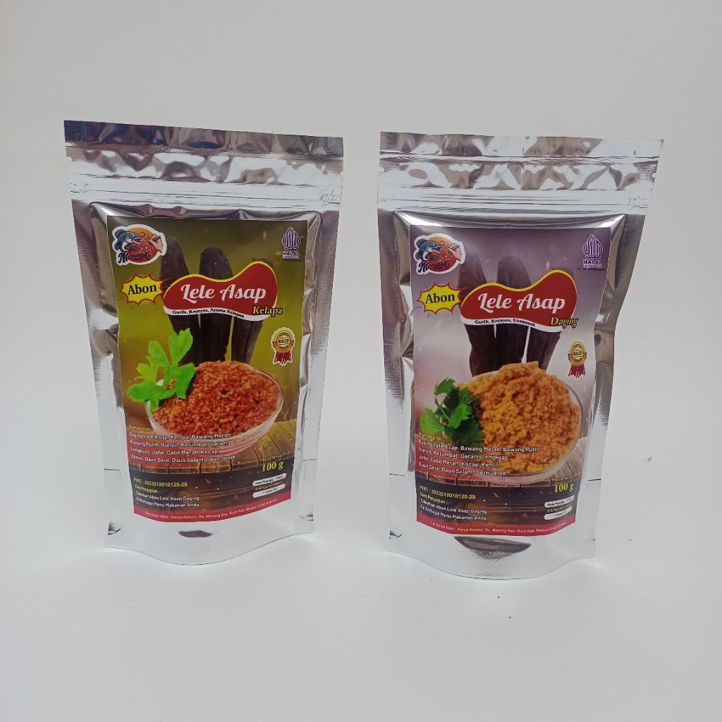 

paket bundling abon lele asap berat 100g