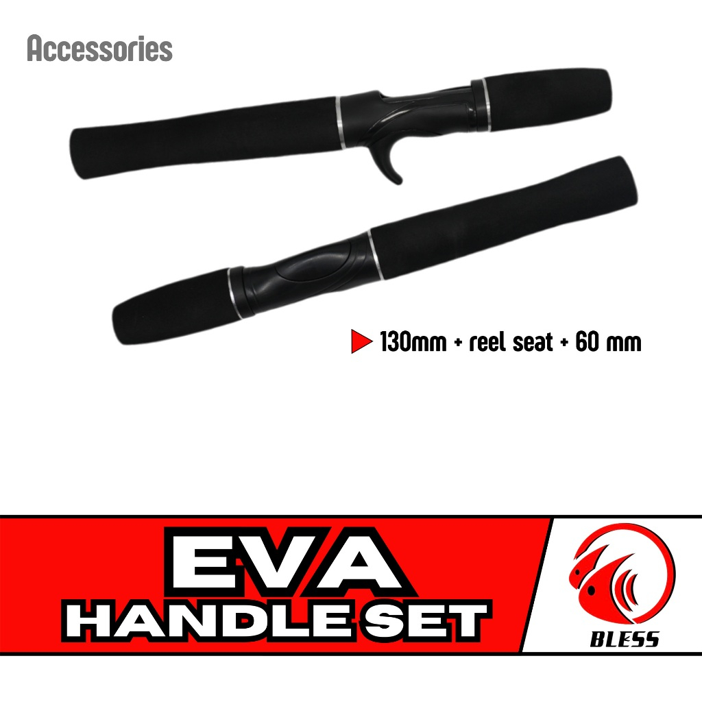 Bless EVA Handle Reel Seat Set – Gagang Joran Pancing Busa Putar Kuat & Nyaman