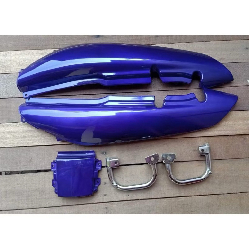 COVER BODY PLUS COVERTAIL + SET BEGEL HONDA TIGER LAWAS TILAS WARNA BIRU