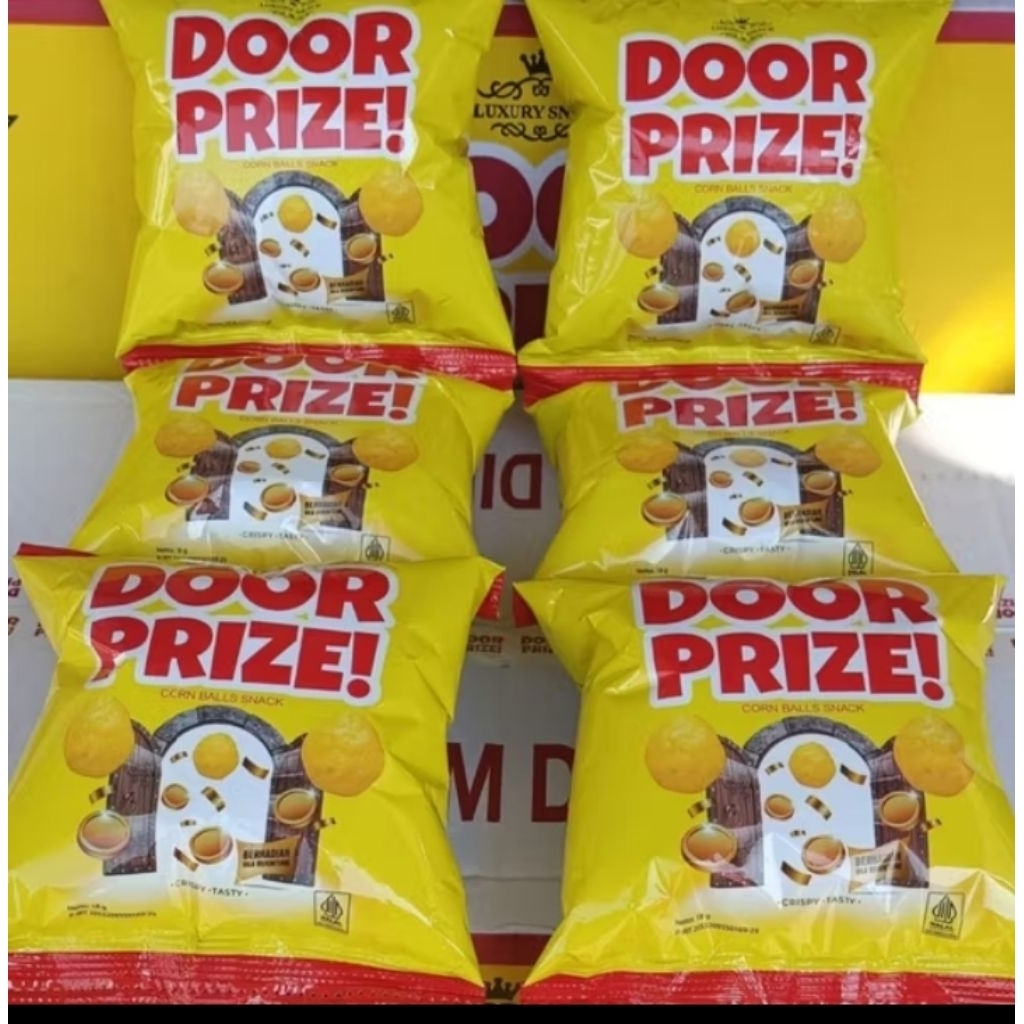 

Chiki Berhadiah Uang Door Prize Isi 1 renceng / 1 Dus