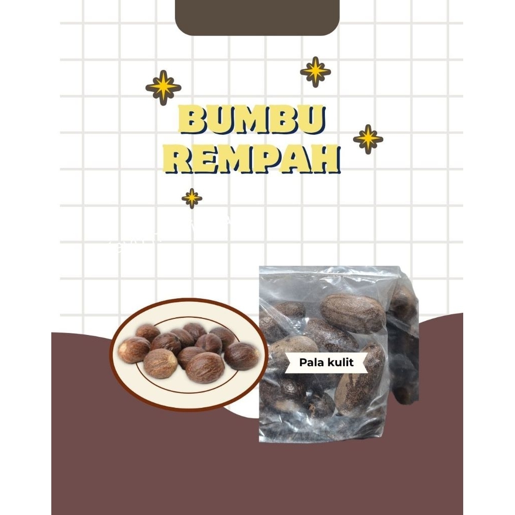 

Biji pala kemasan 1kg