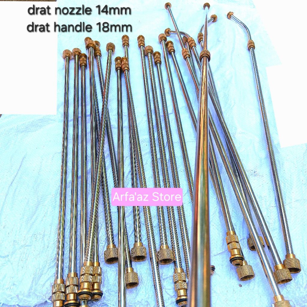 Stik Kuningan 1 meter sprayer Elektrik manual