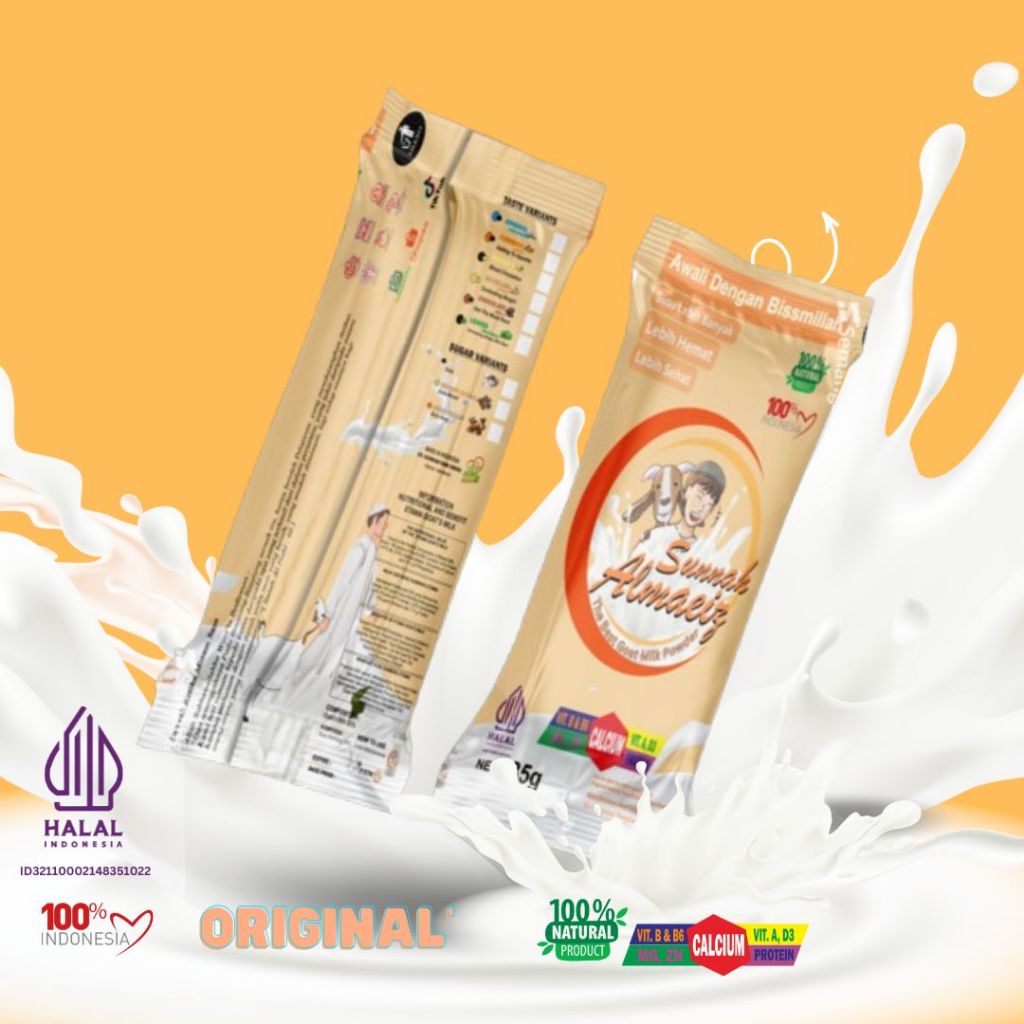 

Original Goat’s Milk 35Gr Sachet– Susu Kambing Murni