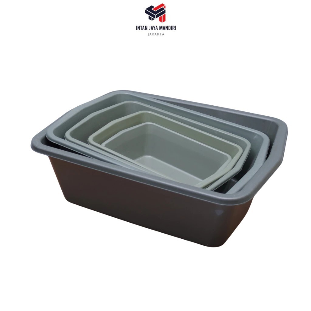 [IJM90] Baskom Bak Kucing Plastik Kotak / Baskom Jumbo XL,XXL