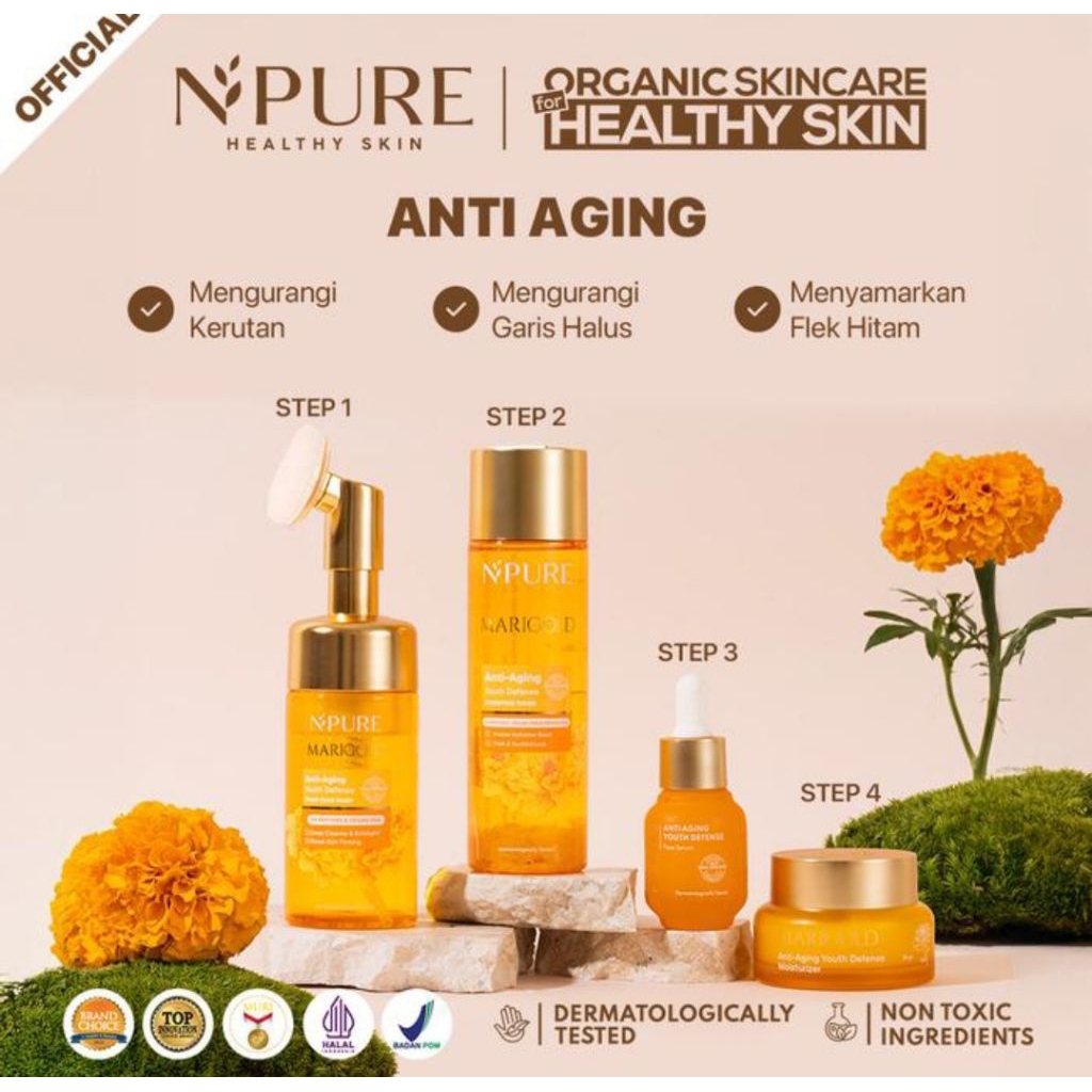 Paket NPURE 4 Pcs Marigold, Cica & Licorice