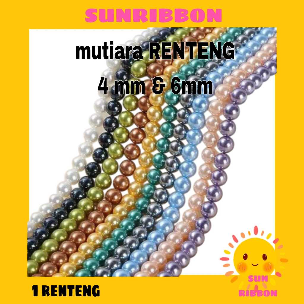 6mm mutiara renteng berat sintetis/mutiara berat/mutiara/mutiara manik manik/mote