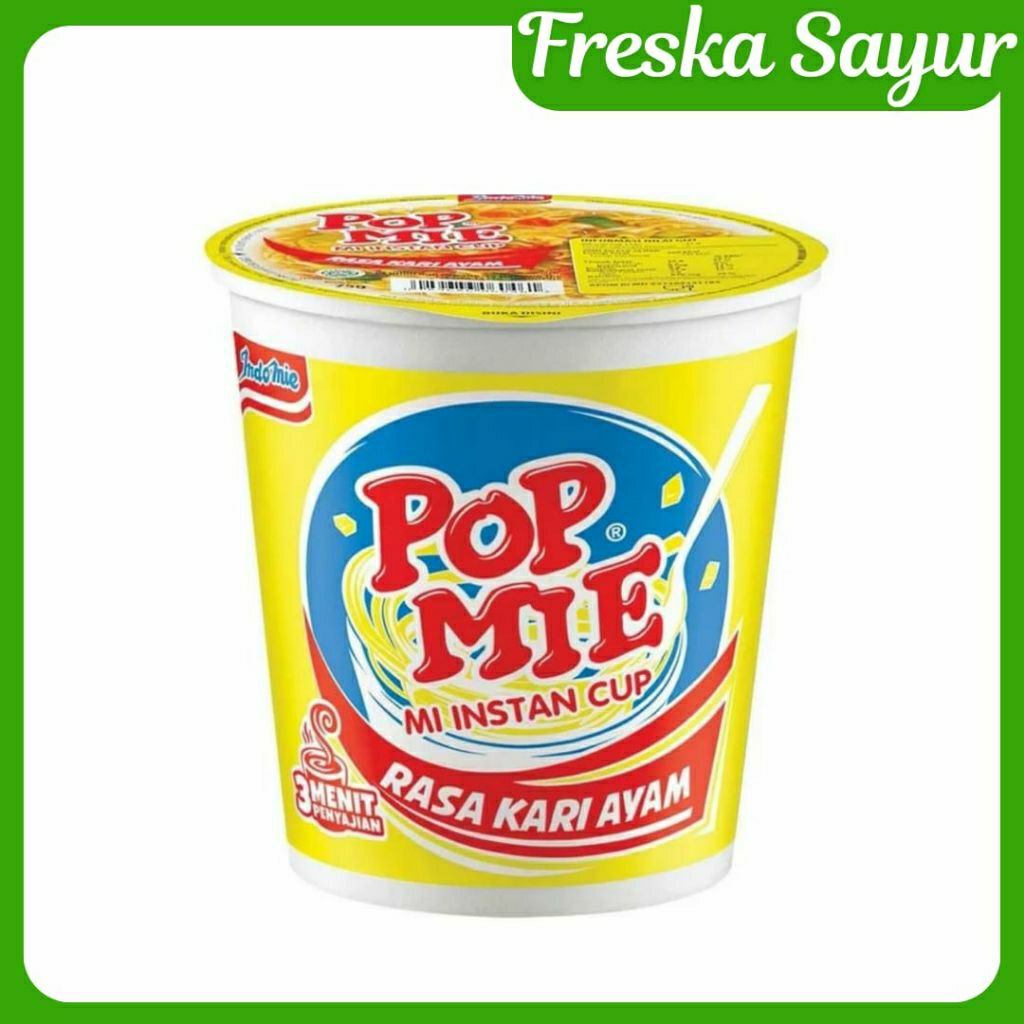 

Pop Mie Cup Mi Instan Rasa Kari 75 gr