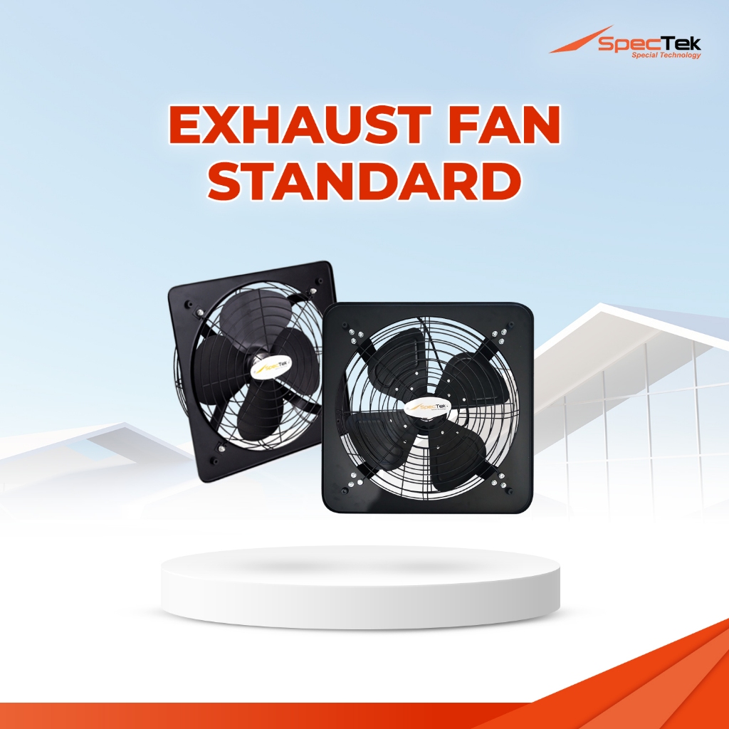 SPECTEK EXHAUST FAN STANDARD SESN-D12 UKURAN 12 INCH 220 V KIPAS ANGIN DINDING HISAP