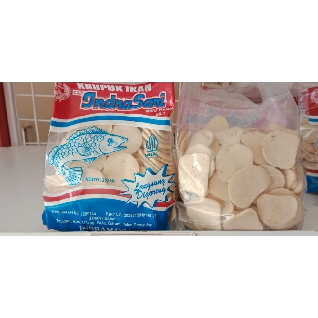 

krupuk ikan kancing istimewa Indrasari asli indramayu
