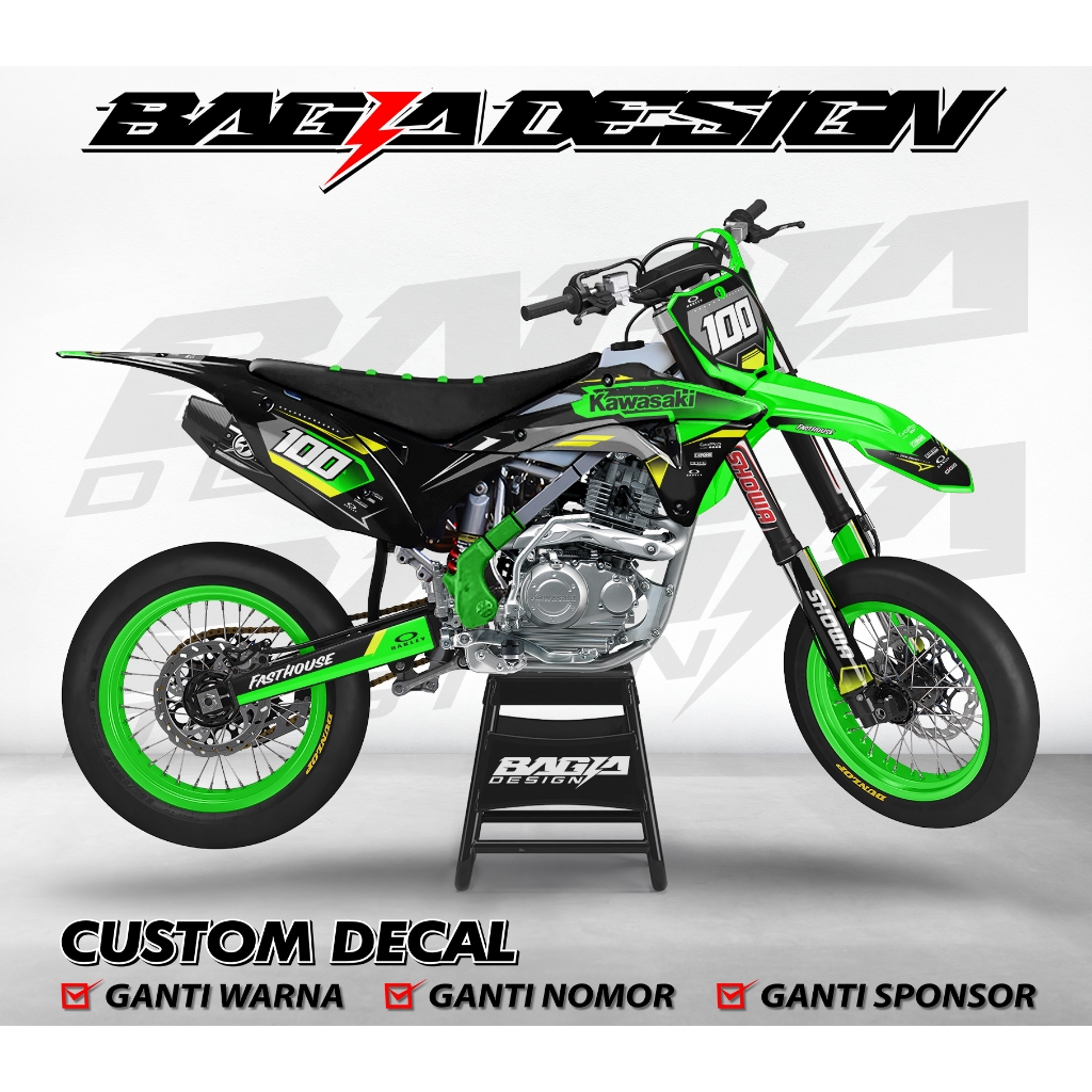 DECAL KLX GORDON PREMIUM GLOSY COSTUME DESIGN / DECAL KLX GORDON FULL BODY