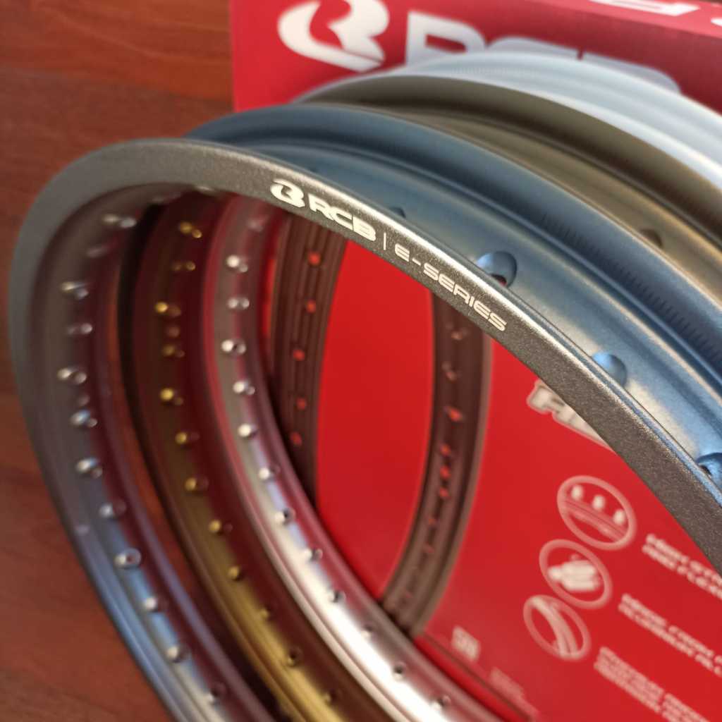 ALLOY TK RACING DAN RCB 160 RING 18 HARGA SATUAN KULIT JERUK AMPLAS EXCEED BLACK/TITANIUM/SILVER/BRO