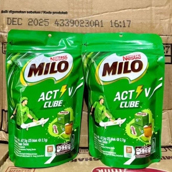 

MILO CUBE ISI 25 PCS