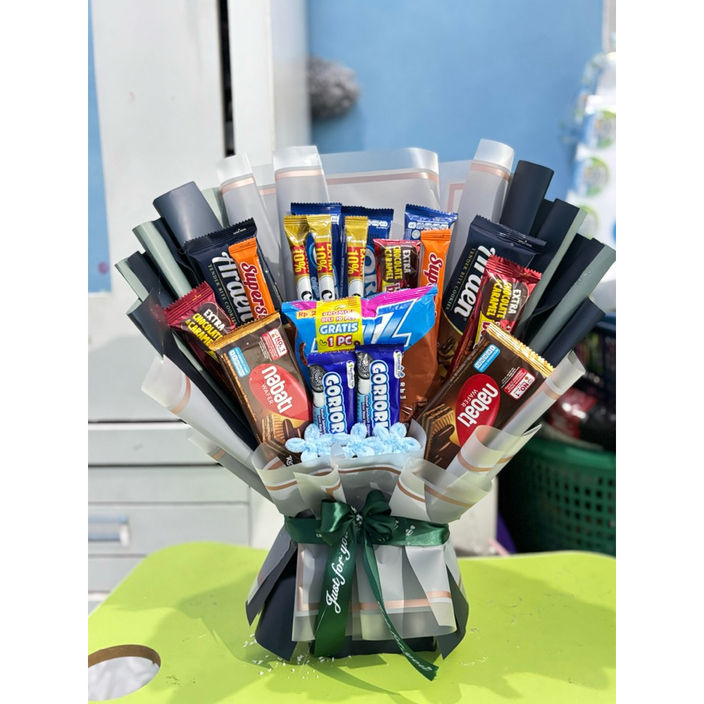 

buket snack||buketwisuda||hadiahwisuda||buket||buketboneka|| snack || buketsnackboneka