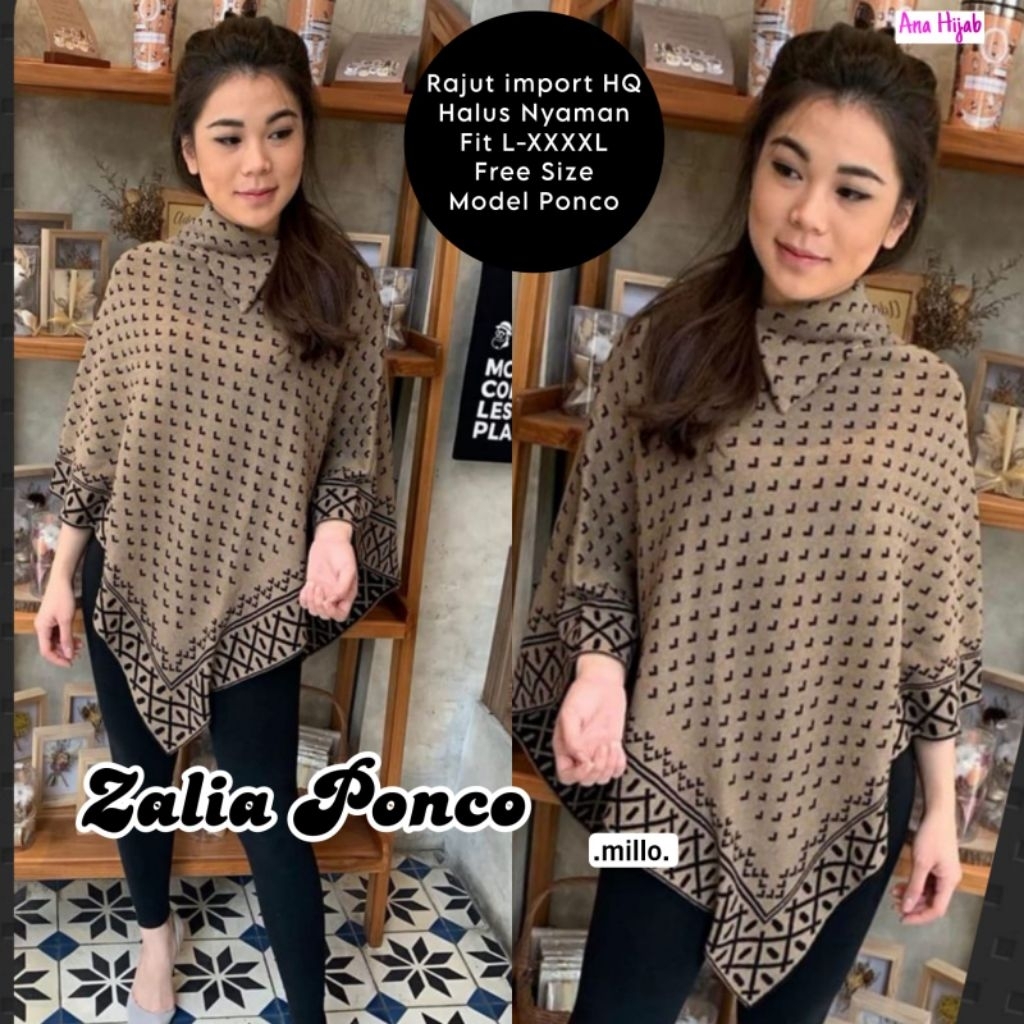 zalia ponco rajut import | poncho rajut import. Andara ponco rajut / rajut halus import | zia poncho