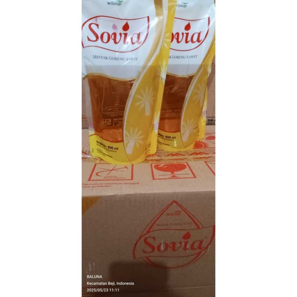 

Minyak Goreng Sovia 800ml