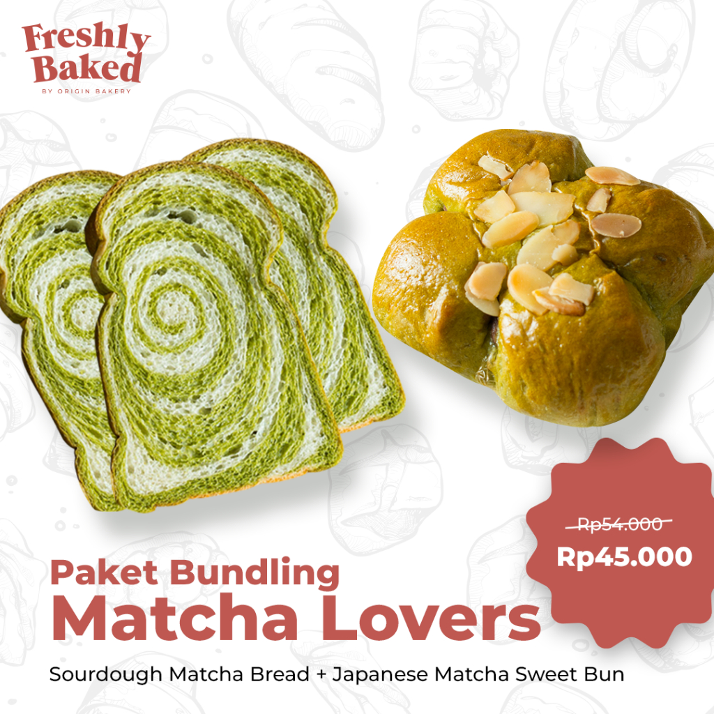 

Bundling Matcha Lovers: Sourdough Matcha Bread + Japanese Matcha Sweet Bun