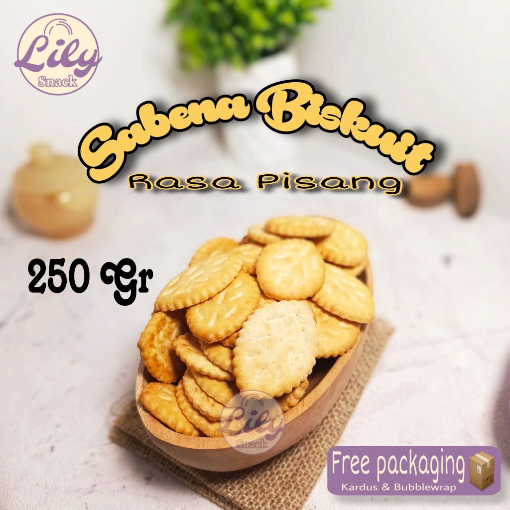 

biskuit renyah rasa pisang 250 gram