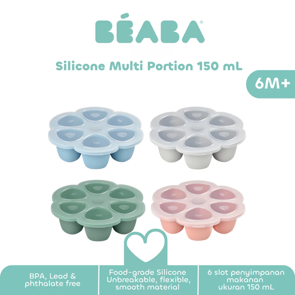 Beaba Silicone Multiportion 150ml - Penyimpanan Makanan Bayi