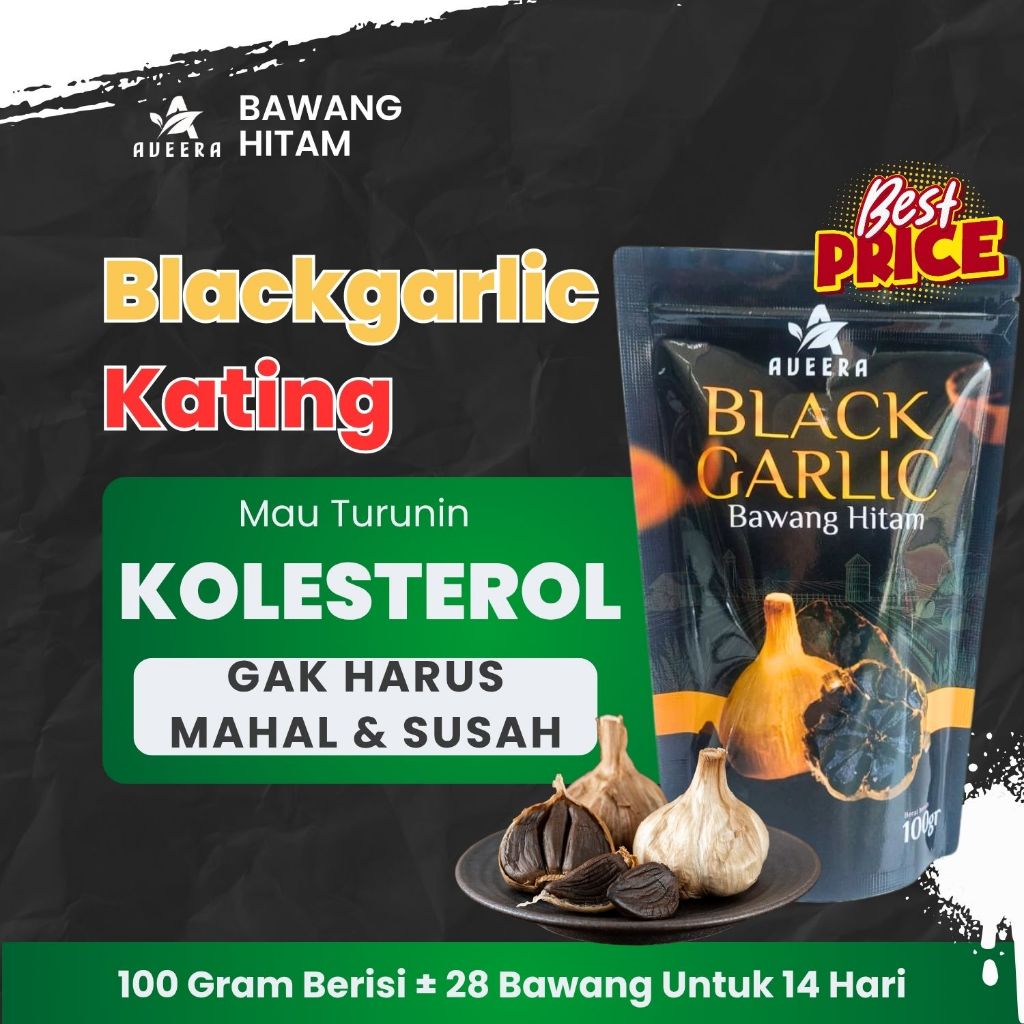 

Bawang Hitam Kating Black Garlic 100 gram Premium Kolesterol Murah Manis