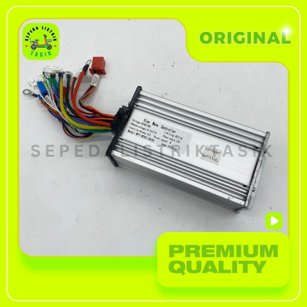 CONTROLLER SEPEDA LISTRIK UNITED SALVADOR / SELIS336 - ORIGINAL 100% - SPAREPART SEPEDA LISTRIK